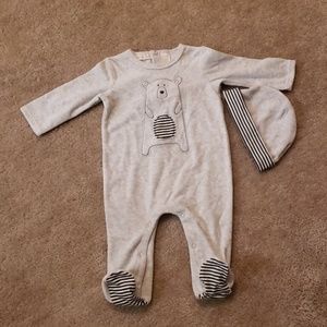 NWOT First Impressions Misty Grey One Piece